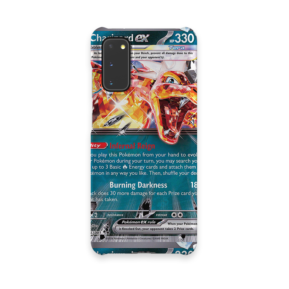 Charizard EX Obsidian Flames-Slim phone case by Anime Phone Cover