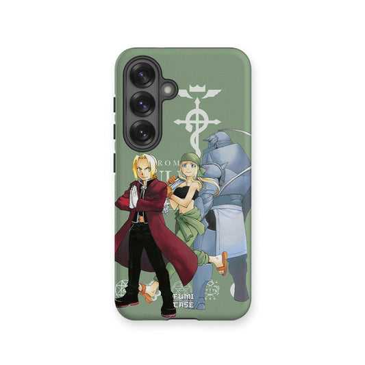 Alphonse & Edward & Winry-Tough MagSafe phone case by Anime Phone Cover