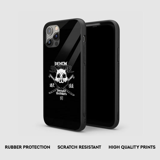 Demon Inosuke Hashibira Silicone Armored Phone Case by Anime Phone Cover