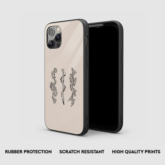 Trio Swords Silicone Armored Phone Case by Anime Phone Cover