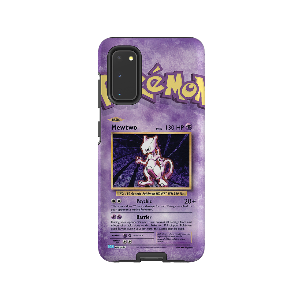 Mewtwo Base set-Tough phone case by Anime Phone Cover