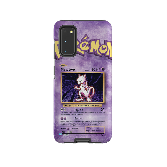 Mewtwo Base set-Tough phone case by Anime Phone Cover