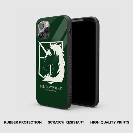 Military Police Regiment Silicone Armored Phone Case by Anime Phone Cover